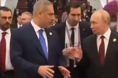 Hakan Fidan'ın Rusya Devlet Başkanı Putin ile ayaküstü sohbeti