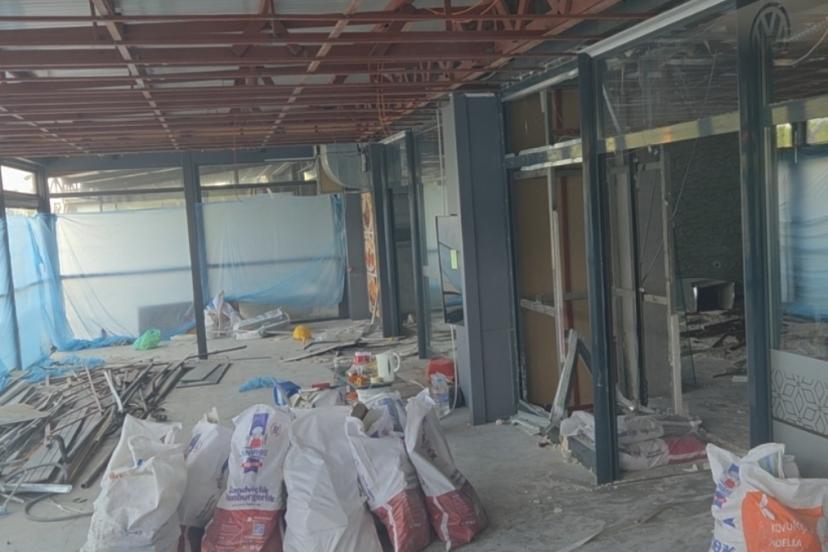 İstanbul'da kolonların kesildiği iddia edilen iş yeri mühürlendi
