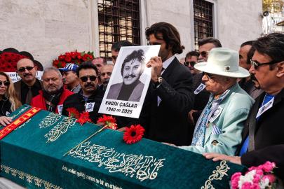 Yeşilçam'ın ünlü ismi Engin Çağlar son yolcuğuna uğurlandı