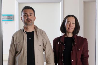 Antalya'da eşinin böbreği ile hayata tutundu