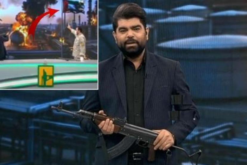 SON DAKİKA İRAN HABERLERİ: Canlı yayında silah çekti! İran TV'sinde şoke eden anlar...