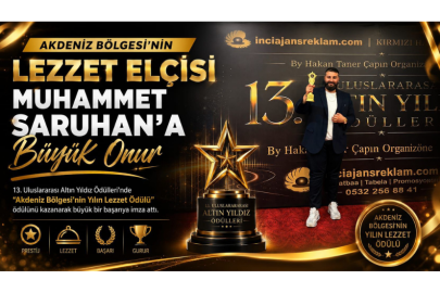 Muhammet Saruhan Akdeniz Bölgesi’nin Lezzet Elçisine Büyük Onur