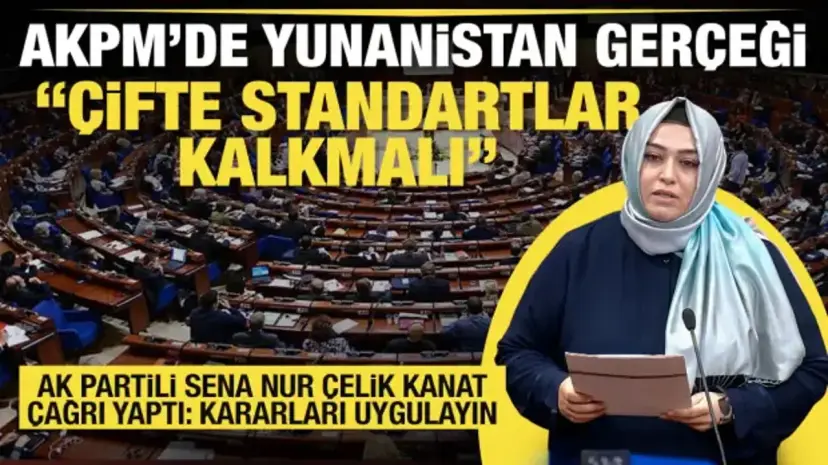Sena Nur Çelik Kanat’tan Batı Trakya Türkleri için Avrupa'ya çifte standart tepkisi
