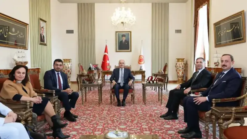 TBMM Başkanı Kurtulmuş, Almanya-Türkiye Dostluk Grubu heyetini kabul etti