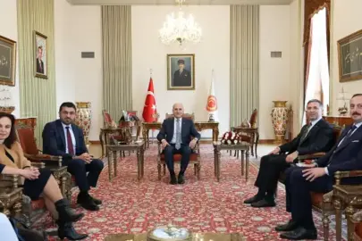 TBMM Başkanı Kurtulmuş, Almanya-Türkiye Dostluk Grubu heyetini kabul etti